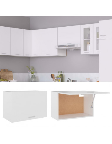 Mobile Pensile Bianco 60x31x40 cm in Legno Multistrato