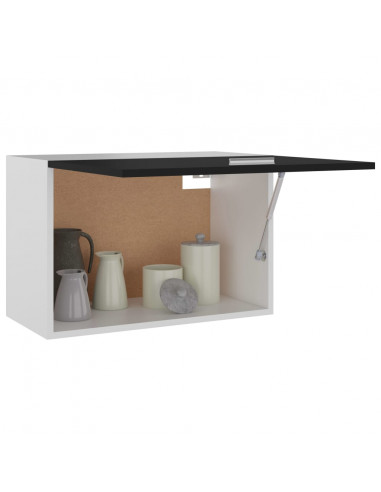 Mobile Pensile Nero 60x31x40 cm in Legno Multistrato