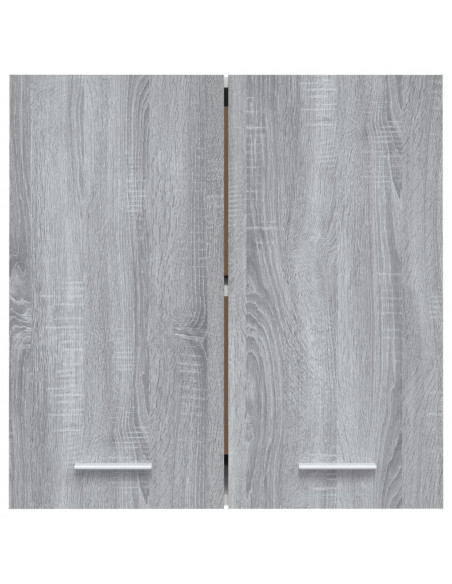 Mobile Pensile Grigio Sonoma 60x31x60 cm Legno Ingegnerizzato