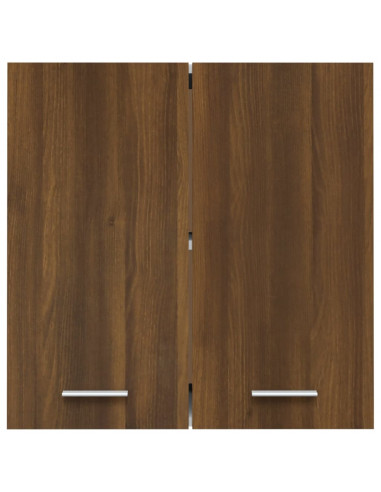 Mobile Pensile Rovere Marrone 60x31x60 cm Legno Ingegnerizzato