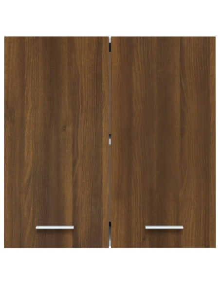 Mobile Pensile Rovere Marrone 60x31x60 cm Legno Ingegnerizzato
