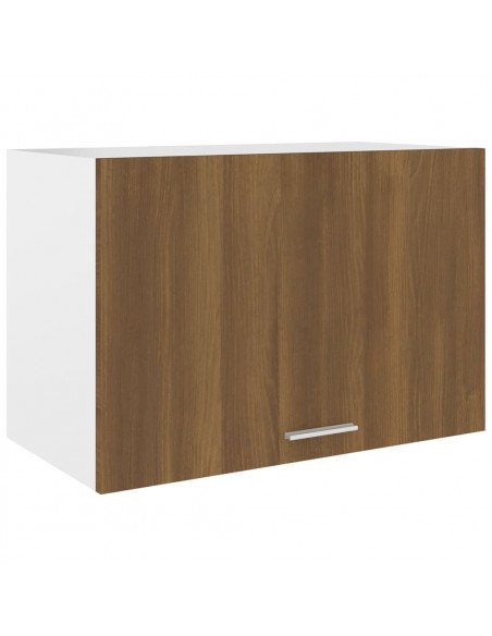 Mobile Pensile Rovere Marrone 60x31x40 cm in Legno Multistrato