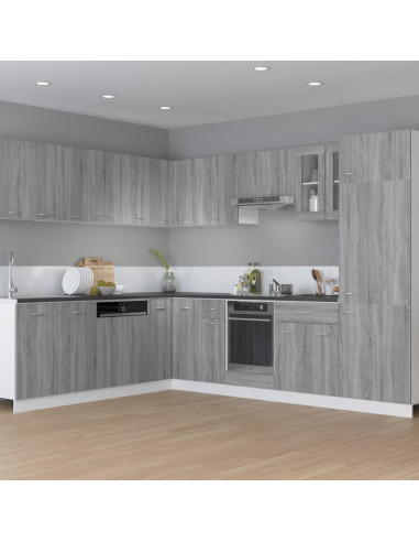 Mobile da Forno Grigio Sonoma 60x46x81,5 cm Legno Multistrato