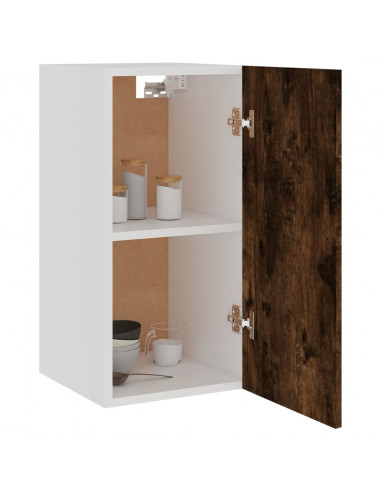 Mobile Pensile Rovere Fumo 29,5x31x60 cm in Legno Multistrato