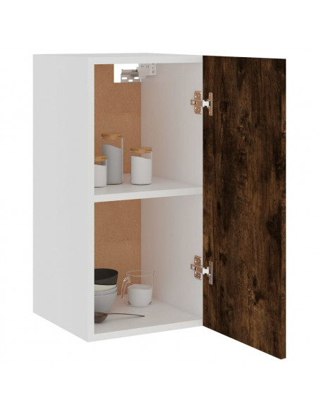 Mobile Pensile Rovere Fumo 29,5x31x60 cm in Legno Multistrato