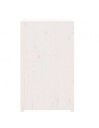 Mobile da Cucina da Esterno Bianco 55x55x92 cm Legno Massello di Pino