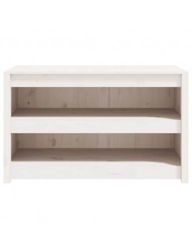 Mobile da Cucina da Esterno Bianco 106x55x64 cm Legno Massello di Pino