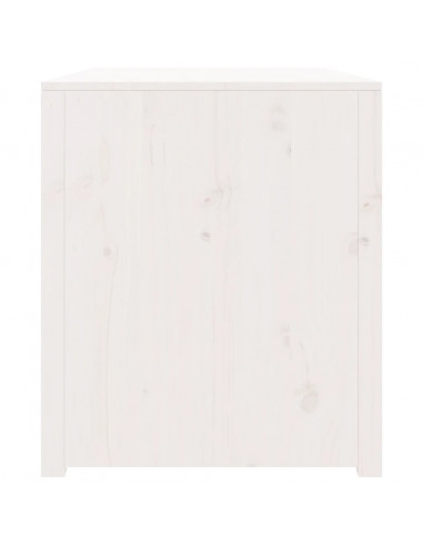 Mobile da Cucina da Esterno Bianco 106x55x64 cm Legno Massello di Pino