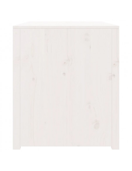 Mobile da Cucina da Esterno Bianco 106x55x64 cm Legno Massello di Pino