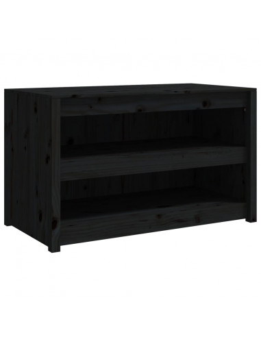 Mobili da Cucina da Esterno 2 pz Neri in Legno Massello di Pino