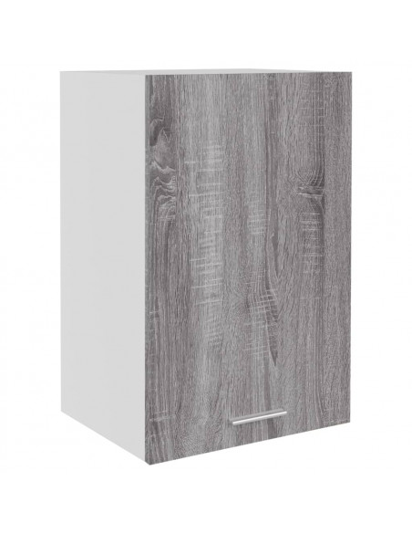 Mobile Pensile Grigio Sonoma 39,5x31x60 cm Legno Multistrato