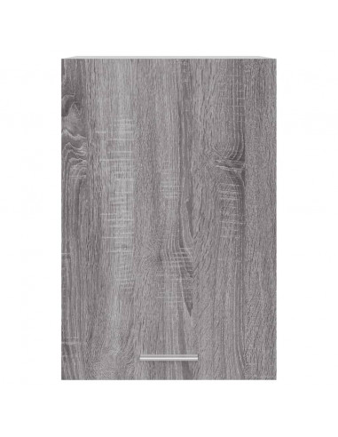 Mobile Pensile Grigio Sonoma 39,5x31x60 cm Legno Multistrato