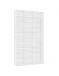 Armadietto TV Bianco 102x16x177,5 cm in Legno Multistrato 2