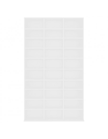 Armadietto TV Bianco 102x16x177,5 cm in Legno Multistrato