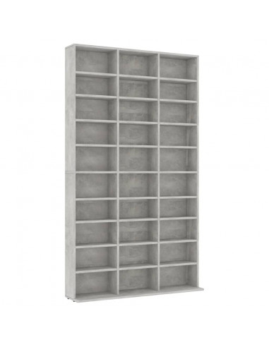 Mobile Porta TV Grigio Cemento 102x16x177,5 cm in Multistrato