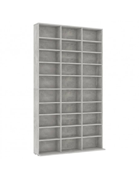 Mobile Porta TV Grigio Cemento 102x16x177,5 cm in Multistrato