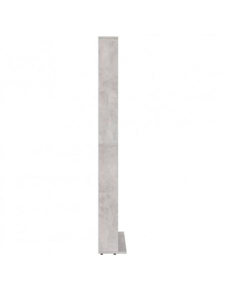Mobile Porta TV Grigio Cemento 102x16x177,5 cm in Multistrato