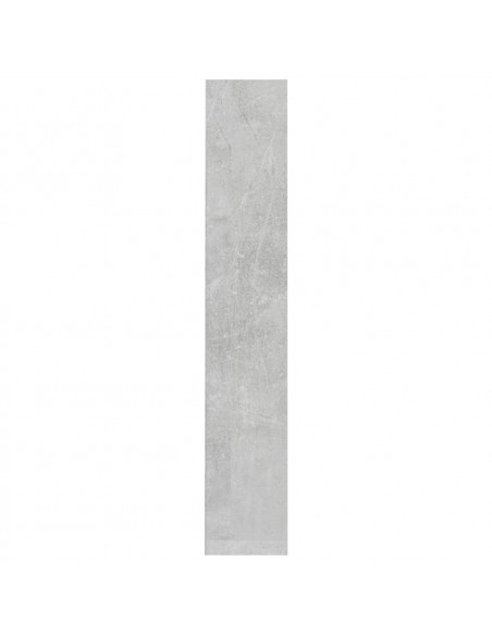 Scaffali CD 2pz Grigio Cemento 21x16x93,5 cm Legno Multistrato