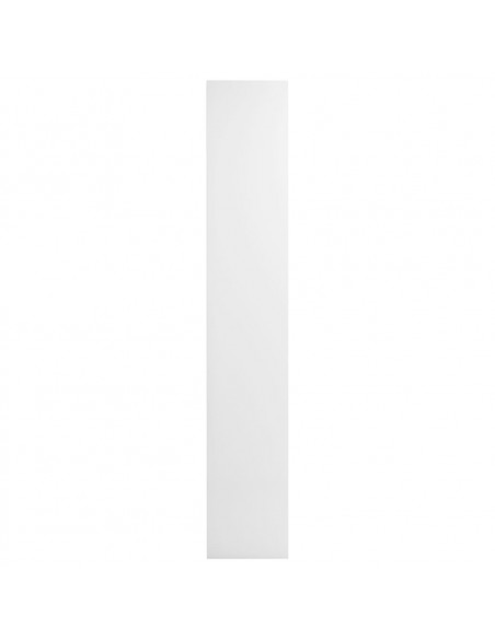 Scaffali Porta CD 2 pz Bianco Lucido 21x16x93,5 cm Multistrato