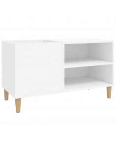 Mobile Porta Dischi Bianco 84,5x38x48 cm in Legno Multistrato 2