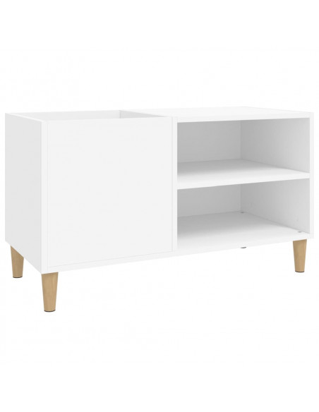 Mobile Porta Dischi Bianco 84,5x38x48 cm in Legno Multistrato