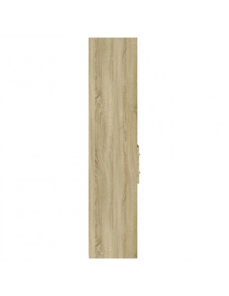 Credenza Rovere Sonoma 30x42,5x185 cm in Legno Multistrato