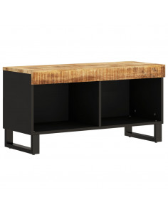 Mobile Porta TV 85x33x43,5 cm in Legno Massello di Mango 2