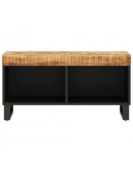 Mobile Porta TV 85x33x43,5 cm in Legno Massello di Mango