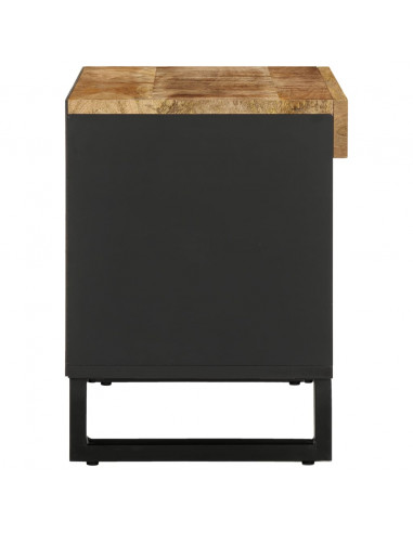 Mobile Porta TV 85x33x43,5 cm in Legno Massello di Mango