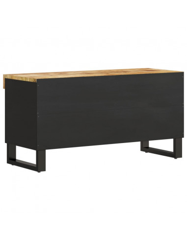 Mobile Porta TV 85x33x43,5 cm in Legno Massello di Mango