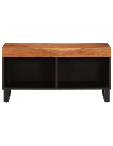 Mobile Porta TV 85x33x43,5 cm in Legno Massello di Acacia