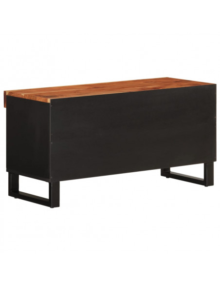 Mobile Porta TV 85x33x43,5 cm in Legno Massello di Acacia