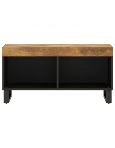 Mobile Porta TV 85x33x43,5 cm in Legno Massello di Mango