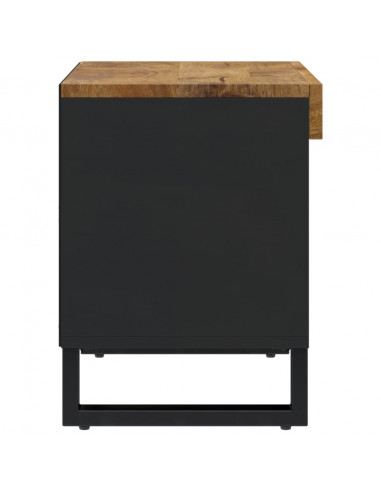 Mobile Porta TV 85x33x43,5 cm in Legno Massello di Mango