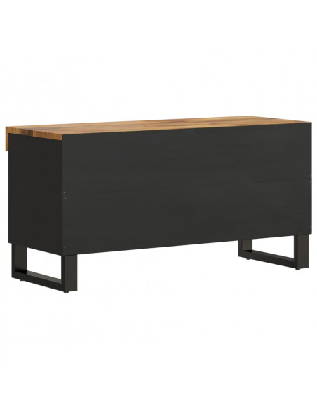 Mobile Porta TV 85x33x43,5 cm in Legno Massello di Mango