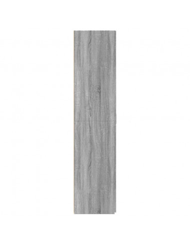 Credenza Grigio Sonoma 70x42,5x185 cm in Legno Multistrato