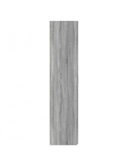Credenza Grigio Sonoma 70x42,5x185 cm in Legno Multistrato
