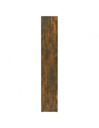 Mobili Porta CD 2pz Rovere Fumo 21x16x93,5cm Legno Multistrato