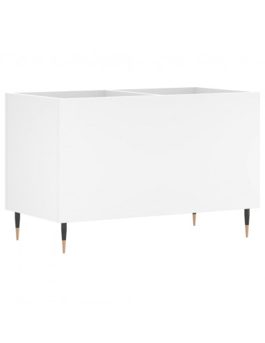 Mobile Porta Dischi Bianco 74,5x38x48 cm in Legno Multistrato