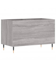 Mobile Porta Dischi Grigio Sonoma 74,5x38x48 Legno Multistrato 2