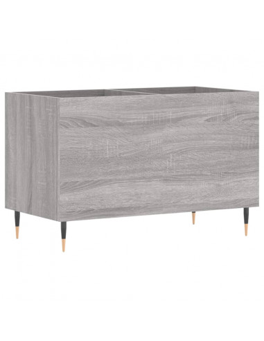 Mobile Porta Dischi Grigio Sonoma 74,5x38x48 Legno Multistrato