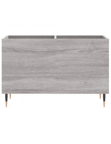 Mobile Porta Dischi Grigio Sonoma 74,5x38x48 Legno Multistrato