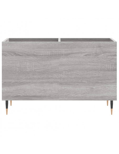 Mobile Porta Dischi Grigio Sonoma 74,5x38x48 Legno Multistrato
