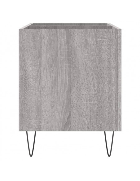 Mobile Porta Dischi Grigio Sonoma 74,5x38x48 Legno Multistrato