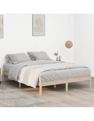 Giroletto senza Materasso 152x203 cm in Legno di Pino Queen