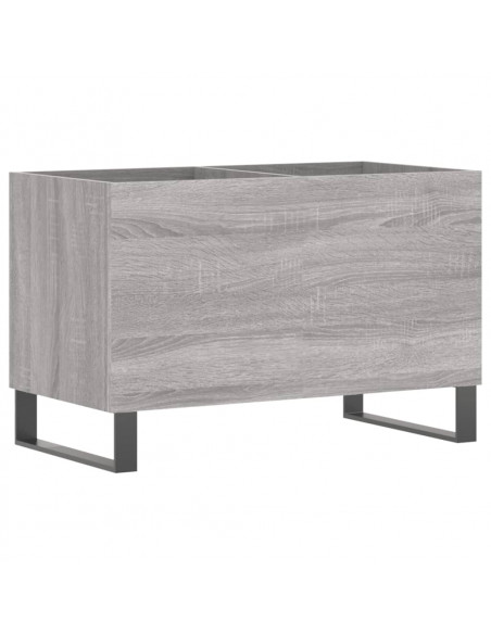 Mobile Porta Dischi Grigio Sonoma 74,5x38x48 Legno Multistrato