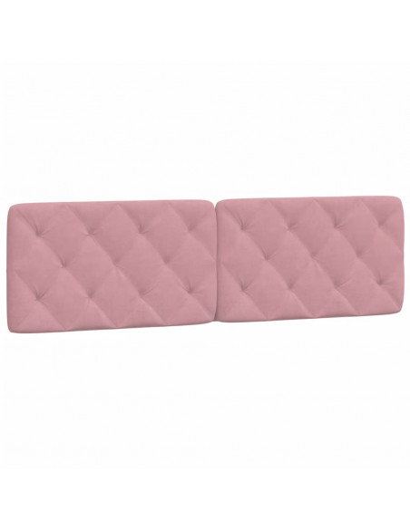 Cuscino Testiera Rosa 180 cm in Velluto