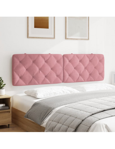 Cuscino Testiera Rosa 180 cm in Velluto