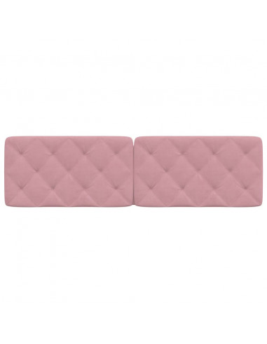 Cuscino Testiera Rosa 180 cm in Velluto