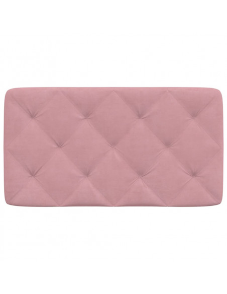 Cuscino Testiera Rosa 80 cm in Velluto